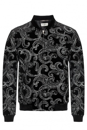 Embroidered bomber sweatshirt, zdjęcie 1 Embroidered bomber sweatshirt od Saint Laurent